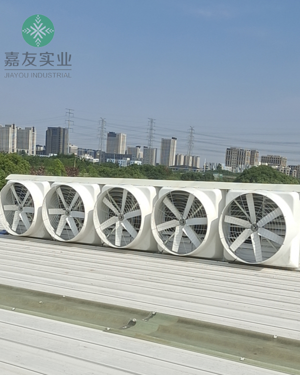杭州嘉友为上海鼎龙机械有限公司厂房安装通风降温系统