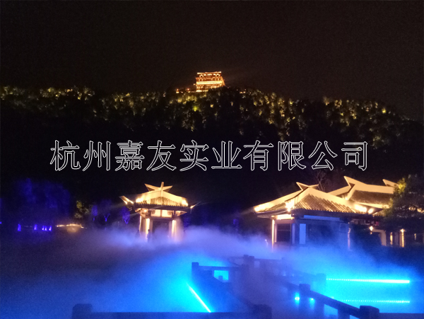 富阳东吴文化公园高压微雾