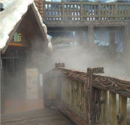 杭州长乔极地海洋公园喷雾降温工程案例